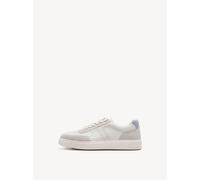 Tamaris Sneaker Herren M1361946 – Leder/Veloursleder Weiß/Denim – Gr. 43