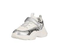 Sneaker ZIGZAG "Fialey", Damen, Gr. 32, silber (silberfarben), Kunstfaser, Polyurethane, Schuhe Sneaker, mit praktischem Klettverschluss (69134554-32) silberfarben