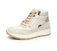 Sneakerboots ARA "NEW YORK", Damen, Gr. 7,5 (41,5), beige (creme, hellbeige), Textil, Veloursleder, Schuhe Sneakerboots, Winterboots, Snowboots mit Gore-Tex, H-Weite (26090329-7,5) creme, hellbeige