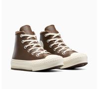 Sneakerboots CONVERSE "CHUCK TAYLOR ALL STAR EVA LIFT", Jungen, Gr. 35, grounded, egret, grounded, Textil, Schuhe Sneakerboots, Winterschuhe, Schnürboots, Sneaker, gefüttert (26484257-35) grounded, eg