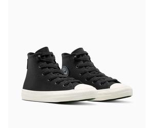 Sneakerboots CONVERSE "CHUCK TAYLOR ALL STAR", Mädchen, Gr. 32, schwarz, cold stare, egret, Textil, Schuhe Sneakerboots, Winterschuhe, Schnürboots, Sneaker, wasserdicht, gefüttert (41107621-32) schwar