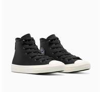 Sneakerboots CONVERSE "CHUCK TAYLOR ALL STAR", Mädchen, Gr. 35, schwarz, cold stare, egret, Textil, Schuhe Sneakerboots, Winterschuhe, Schnürboots, Sneaker, wasserdicht, gefüttert (41107621-35) schwar
