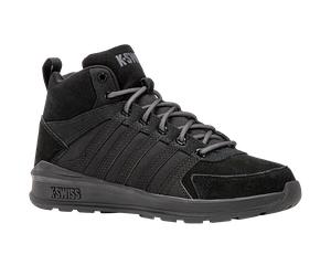 Sneakerboots K-SWISS "VISTA TRAINER MID WNT", Herren, Gr. 42, schwarz, schwarz, schwarz, Leder, Schuhe Sneakerboots, Winterschuhe, Schnürboots, Sneaker (95886340-42) schwarz, schwarz, schwarz
