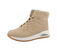Sneakerboots KAPPA "Caroline", Damen, Gr. 39, beige (sand), Synthetik, Schuhe Sneakerboots, Winterschuhe, Schnürboots, Sneaker, gefüttert (70018916-39) sand