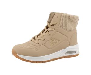 Sneakerboots KAPPA "Caroline", Damen, Gr. 42, beige (sand), Synthetik, Schuhe Sneakerboots, Winterschuhe, Schnürboots, Sneaker, gefüttert (70018916-42) sand
