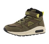 Sneakerboots KAPPA "Finno", Jungen, Gr. 37, gelb (khaki, gelb), Synthetik, Schuhe Sneakerboots, Winterschuhe, Winterboots, Sneaker (34661542-37) khaki, gelb