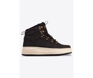 Sneakerboots LOTTO, Damen, Gr. 42, weiß (schwarz, sanftes weiß), Synthetik, Textil, Schuhe Sneakerboots, Winterschuhe, Schnürboots, Sneaker, gefüttert (82691243-42) schwarz, sanftes weiß