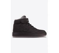 Sneakerboots LOTTO, Mädchen, Gr. 25, schwarz (schwarz, dunkelgrau), Synthetik, Schuhe Sneakerboots, Winterschuhe, Schnürboots, Sneaker, gefüttert (20192541-25) schwarz, dunkelgrau
