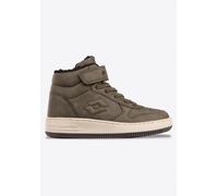 Sneakerboots LOTTO, Mädchen, Gr. 26, grün (olive, schwarz), Synthetik, Schuhe Sneakerboots, Winterschuhe, Schnürboots, Sneaker, gefüttert (84676810-26) olive, schwarz