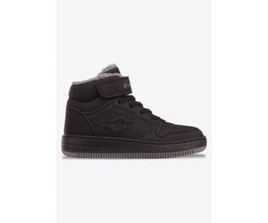 Sneakerboots LOTTO, Mädchen, Gr. 32, schwarz (schwarz, dunkelgrau), Synthetik, Schuhe Sneakerboots, Winterschuhe, Schnürboots, Sneaker, gefüttert (20192541-32) schwarz, dunkelgrau