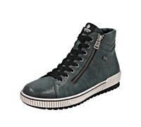 Sneakerboots REMONTE, Damen, Gr. 40, petrolfarben, Leder, Lederimitat, Schuhe Sneakerboots, Schnürboots, Stiefelette, Casual-Boots mit Reißverschluss (46190724-40) petrolfarben