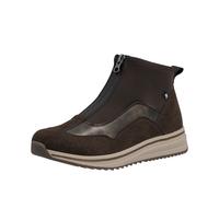 Sneakerboots RIEKER, Damen, Gr. 38, braun, Lederimitat, Textil, Schuhe Sneakerboots, Stiefelette, High-Top Sneaker mit Reißverschluss vorne (87859519-38) braun