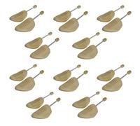 Sneakerprofi 10 Paar Holz Spiralfeder Schuhspanner AUS Echtholz von Gr. 36-48 Herren/Damen, Schuhspanner:38-39