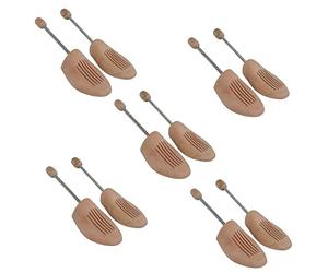 Sneakerprofi 5 Paar Holz Spiralfeder Schuhspanner AUS HOCHWERTIGEM HOLZ Echtholz NEU Herren/Damen, Schuhspanner:36/37