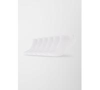 Sneakersocken S.OLIVER "Sneakersocken 6er Pack" Gr. 43/46, weiß (white) Damen Socken (55968923-43) white