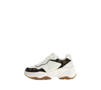 GUESS Damen Slip-On Sneakers - Herbst/Winter, Weiß & Bunt, Sportlich mit Bänderverschluss - Größe: 40