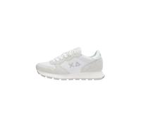 Sun 68 Damen Turnschuhe Ally Glitzer-Textil Weiß Größe 38