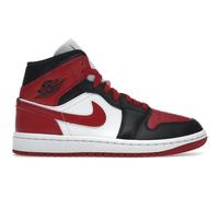 Wmns Air Jordan 1 Mid ( BQ6472 079 )-44.5 Black / Gym Red - White