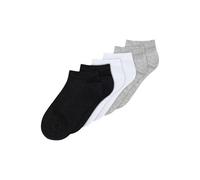 Sneakersocken 6er Pack | von MELA | Fairtrade & GOTS zertifiziert SCHWARZ,WEISS,GRAU-MELANGE 43-46