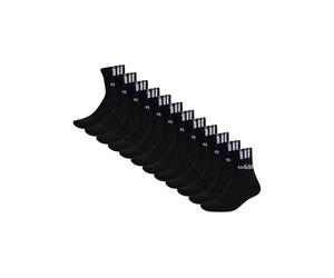 Sneakersocken ADIDAS ORIGINALS "Socken Cushioned 3S Linear 12er Pack", Herren, Gr. 40-42, schwarz, Obermaterial: 71% Baumwolle CO. 26% Polyester PES. 2% Elasthan EL. 1% Nylon NY., Socken Sneakersocken