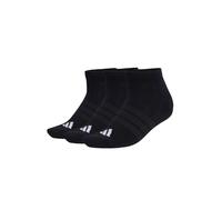 Sneakersocken ADIDAS ORIGINALS "Socken Cushioned Essentials Low Socks 3er Pack", Herren, Gr. 40-42, schwarz, Obermaterial: 60% Baumwolle CO. 37% Polyester PES. 2% Elasthan EL. 1% Polyamid PA., Socken