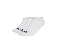 Sneakersocken ADIDAS ORIGINALS "Socken Thin & Light Sportswear No-Show Socks 3er Pack", Herren, Gr. 40-42, weiß, Obermaterial: 58% Baumwolle CO. 36% Polyester PES. 3% Elasthan EL. 2% Elastodien ED. 1%