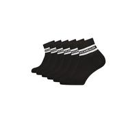 Sneakersocken ALIFE & KICKIN "Damen 6 PACK - RikaAK", Damen, Gr. 43-46, schwarz, 75% Baumwolle, 20% Polyester, 3% Polyamid, 2% Elasthan, normal, Socken Sneakersocken, Sneakersocken knöchelhoch mit Str