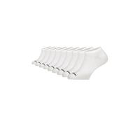 Sneakersocken ALIFE & KICKIN "Damen 9 PACK - GelaAK", Damen, Gr. 35-38, weiß (brilliant weiß), 75% Baumwolle, 22% Polyamid, 3% Elasthan, normal, Socken Sneakersocken, kurze Socken, aus Baumwolle mit w