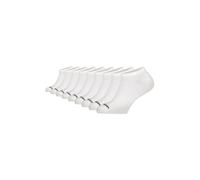 Sneakersocken ALIFE & KICKIN "Damen 9 PACK - GelaAK", Damen, Gr. 43-46, weiß (brilliant weiß), 75% Baumwolle, 22% Polyamid, 3% Elasthan, normal, Socken Sneakersocken, kurze Socken, aus Baumwolle mit w