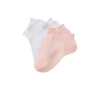 Sneakersocken BOSS "2P AS Logo CC W", Damen, Gr. 35-38, pink (light, pastel pink 681), Baumwollmischung, unifarben, elastisch, Socken Sneakersocken, mit Logoschriftzug (71465817-35) light, pastel pink