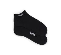 BOSS Damen 2p Logo Cc W ANKLE SOCKS, Black1, 35-38 EU