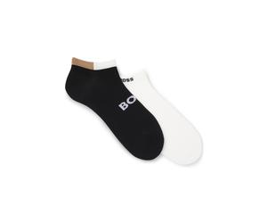 Sneakersocken BOSS "2PAS Design VIBamboo", Herren, Gr. 39-42, open miscellaneous 960, Viskosemischung, gemustert, elastisch, Socken Sneakersocken (35583840-39) open miscellaneous 960