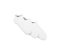 Sneakersocken BOSS "3P AS Iconic CC", Herren, Gr. 39-42, weiß (weiß 100), Baumwollmischung, unifarben, Socken Sneakersocken (43285908-39) weiß 100