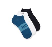Sneakersocken BOSS "3P AS Logo CC", Herren, Gr. 39-42, bright blau 439, Baumwollmischung, Socken Sneakersocken (88915208-39) bright blau 439