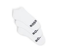 Sneakersocken BOSS "3P AS Logo CC W" Gr. 35-38, weiß (white 100) Damen Socken (97263768-35) white 100