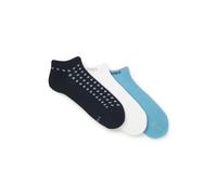 Sneakersocken BOSS "3P AS Minipattern CC", Herren, Gr. 39-42, dunkelblau 401, Baumwollmischung, unifarben, normal, Socken Sneakersocken (49862045-39) dunkelblau 401