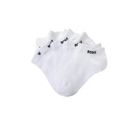 Sneakersocken BOSS "5P AS Logo CC W" Gr. 39-42, weiß (white 100) Damen Socken Sneakersocken mit BOSS-Logoschriftzug (54861147-39) white 100
