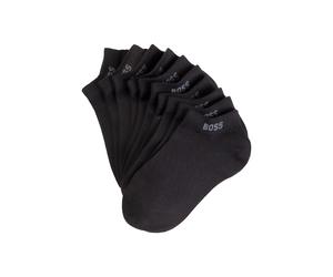 Sneakersocken BOSS "5P AS Logo CC W", Herren, Gr. 39-42, schwarz (schwarz 001), Baumwollmischung, unifarben, Socken Sneakersocken, mit BOSS-Logoschriftzug (26866960-39) schwarz 001