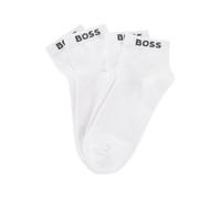 BOSS Sneakersocken mit Label-Details im 2er-Pack in Weiss, Größe 43-46