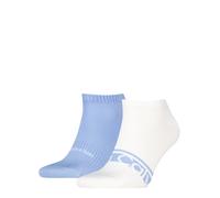 Sneakersocken CALVIN KLEIN "CK MEN SNEAKER 2P LOGO STRIPE", Herren, blau (sky blau), Baumwollmischung, normal, Socken Sneakersocken, mit Logoschriftzug, Cotton-Mix (69439148-0) sky blau