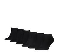 Sneakersocken CALVIN KLEIN "CK MEN SNEAKER 6P ECOM", Herren, Gr. 43-46, schwarz, Obermaterial: 68% Baumwolle, 20% Polyester, 10% Polyamid, 2% Elasthan, Socken Sneakersocken (62579828-43) schwarz