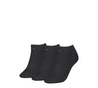 Sneakersocken CALVIN KLEIN "CK WOMEN SNEAKER", Herren, Gr. 35-38, schwarz, Baumwollmischung, normal, Socken Sneakersocken, schmales Rippenbündchen, Cotton-Mix, elastisch, Topseller (43018510-35)