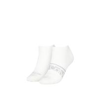 Sneakersocken CALVIN KLEIN "CK WOMEN SNEAKER LOGO STRIPE", Herren, weiß, Baumwollmischung, normal, Socken Sneakersocken, mit Logoschriftzug, Cotton-Mix (15602861-0)
