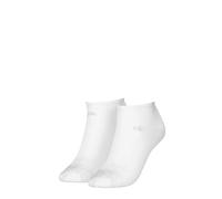 Sneakersocken CALVIN KLEIN "CK WOMEN SNEAKER PELERINE", Damen, weiß, Baumwollmischung, normal, Socken Sneakersocken, mit kleinem Rollbund, Cotton-Mix, elastisch (36830569-0) weiß