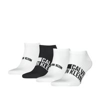 Sneakersocken CALVIN KLEIN, Herren, schwarz-weiß (weiß, schwarz), Obermaterial: 63% Baumwolle, 34% Polyamid, 3% Elasthan, Socken Sneakersocken (87222849-0) weiß, schwarz