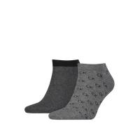 Calvin Klein All Over CK Logo Men's Liner Socks 2 pack