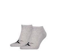 Calvin Klein Legwear Calvin Klein 2P Sneaker Monogram Socks Grau Gr 39/42 Herren