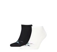 Sneakersocken CALVIN KLEIN JEANS "CKJ MEN SNEAKER 2P MONOGRAM", Herren, Gr. 39-42, weiß, schwarz, Baumwollmischung, normal, Socken Sneakersocken, komfortable Frotteesohle für zusätzlichen Komfort (321