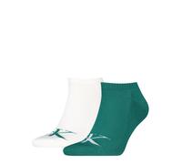 Sneakersocken CALVIN KLEIN JEANS "CKJ MEN SNEAKER MONOGRAM", Herren, Gr. 43-46, jade grün, Baumwollmischung, normal, Socken Sneakersocken, komfortable Frotteesohle für zusätzlichen Komfort (62898433-4