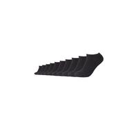 Sneakersocken CAMANO "10er Pack", Herren, Gr. 43-46, schwarz, 80% Baumwolle, 17% Polyamid, 3% Elasthan, uni, Socken Sneakersocken (26614106-43) schwarz